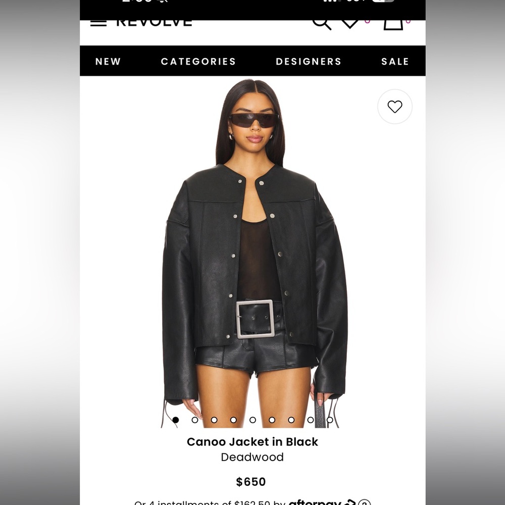 Deadwood Canoo Jacket BNWT SZ 34 (US S)